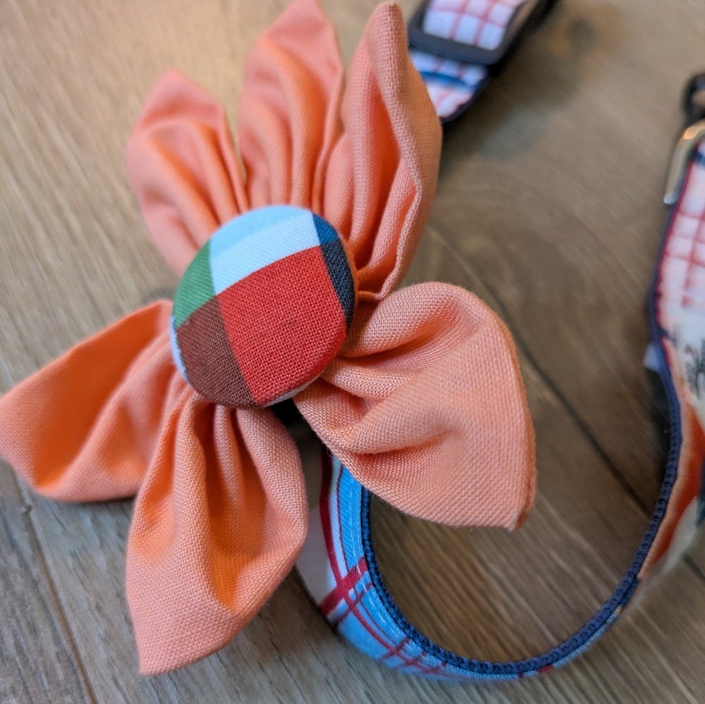 Flower Dog collar